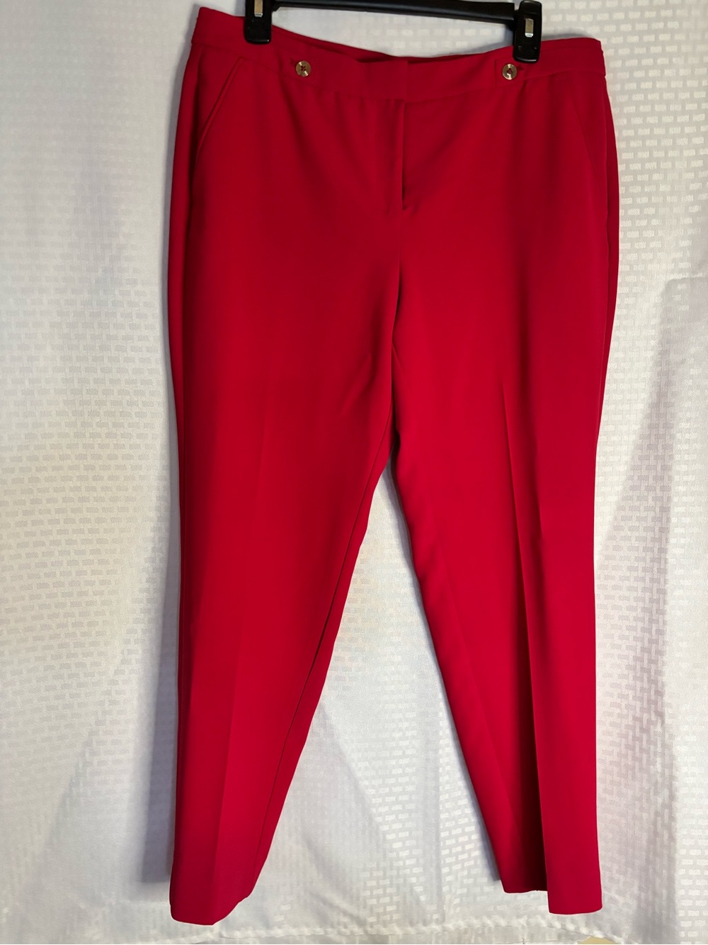 WHBM Women's Red Slim Dress Pants SIZE 10